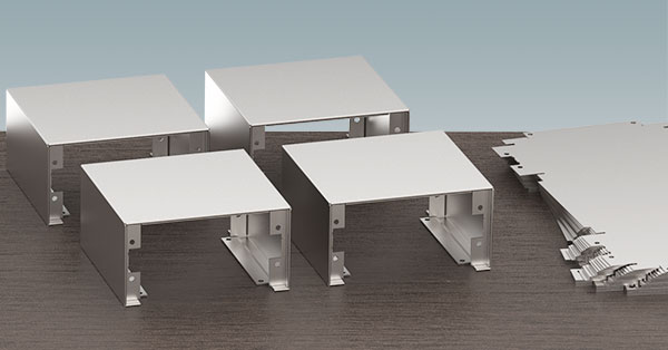 Enceintes fabriquées en tôle d'aluminium ou d'acier