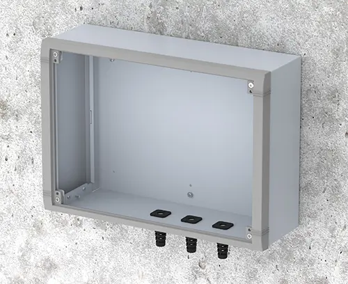 Cadre frontal monté ensuite