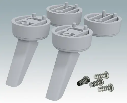 M6420206 Technofeet kit 2, pieds du boitier