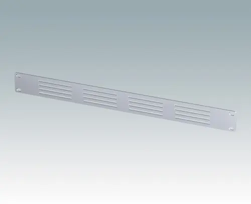 M6019011 Plaque avant 1Ux19" avec aération