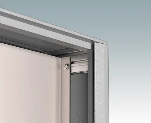 Point de fixation M3 sur les profilés d'assemblage pour montage des plaques internes