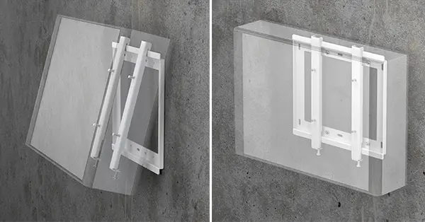 Kit de fixation murale TECHNOMET-CONTROL