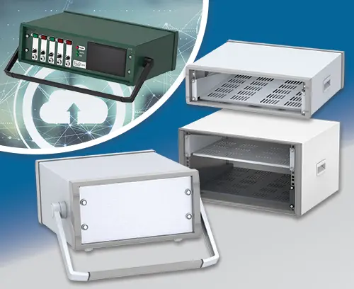 Boîtiers d’instrumentation INSTRUMET 19"/10,5" inclinables